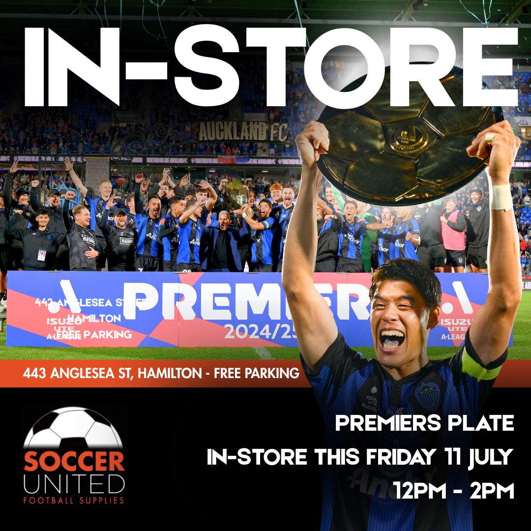 Auckland FC Premier's Plate INSTORE - 11 JULY midday-2pm