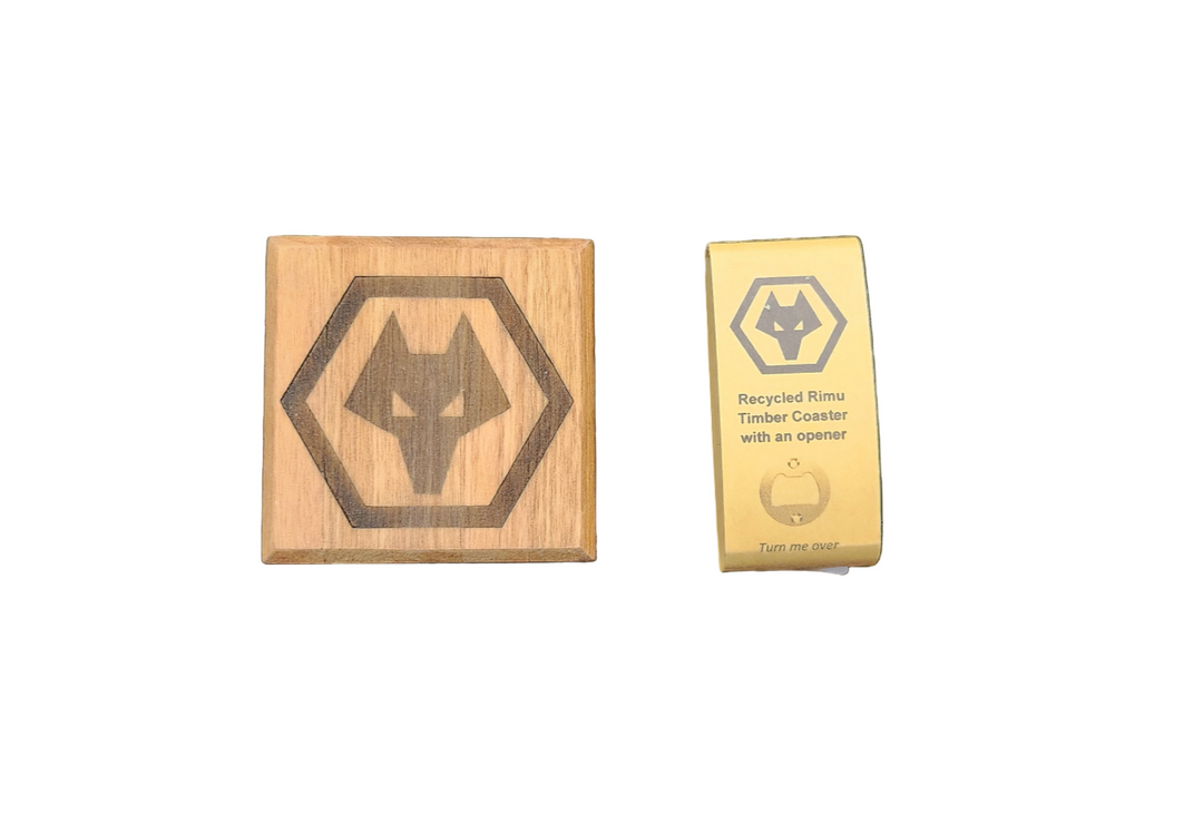 Wolves Bottle Opener/Coaster