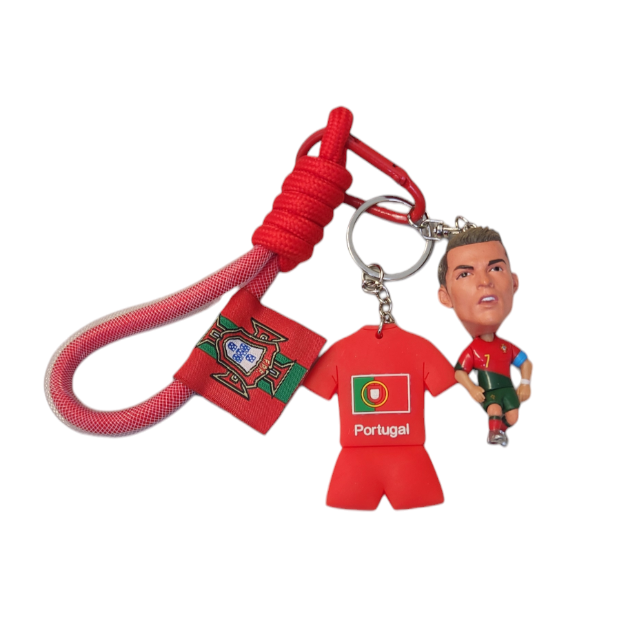 Ronaldo Portugal Figure Keychain
