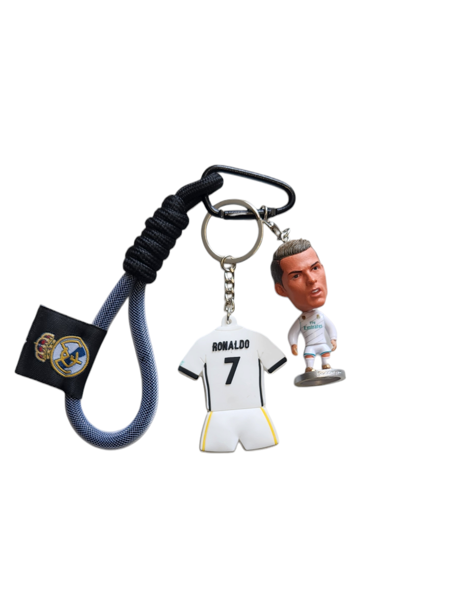 Ronaldo Real Madrid Figure Keychain