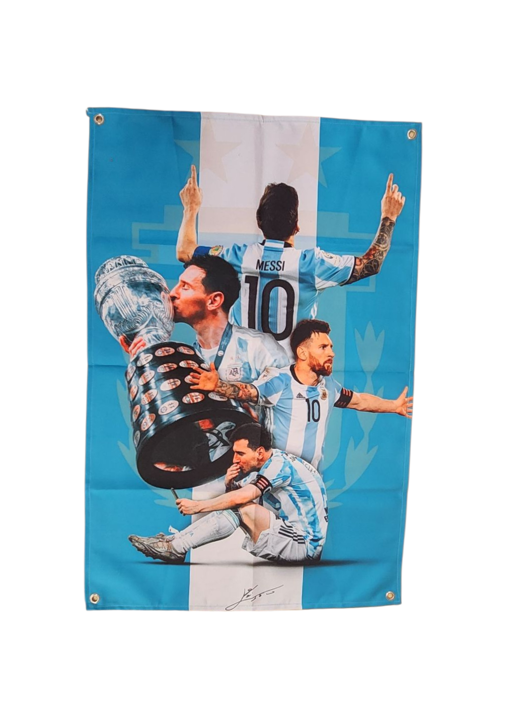 Messi Argentina Fabric Poster 65X40cm