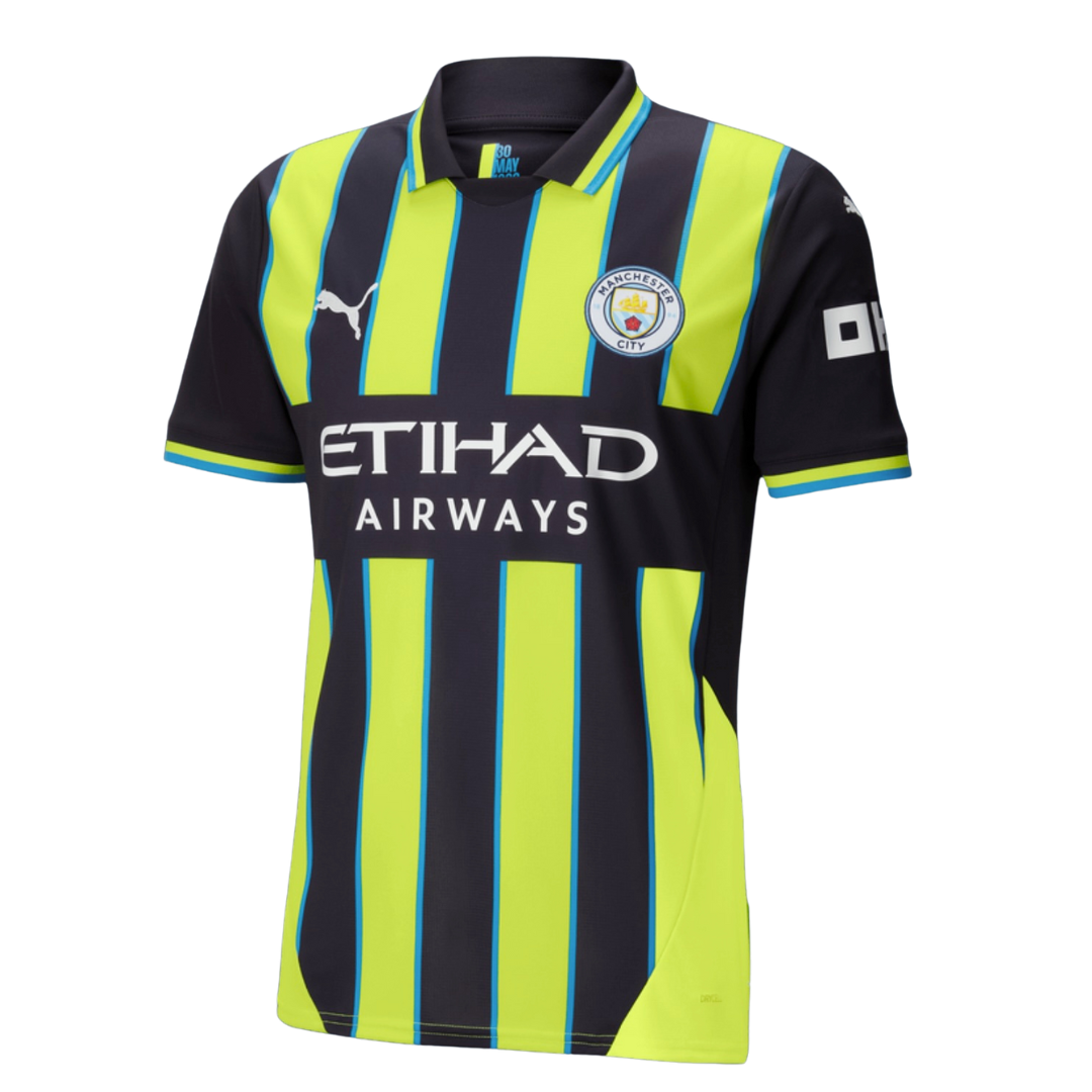 Manchester City 24/25 Away Replica Jersey - NEW NAVY/YELLOW