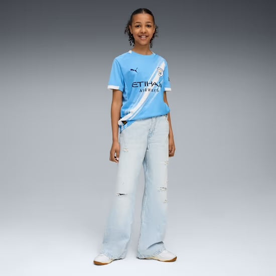 Manchester City 25/26 Home Jersey - Youth