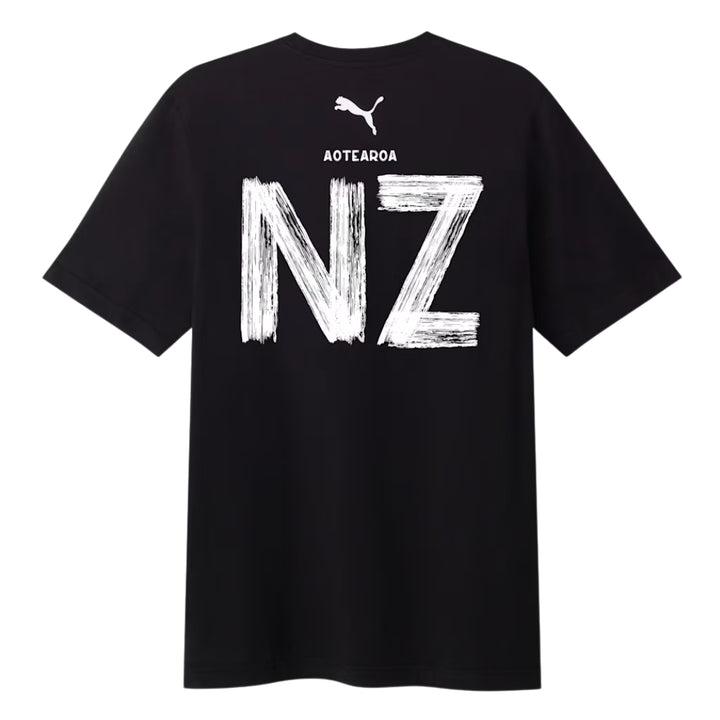 New Zealand Football Casual Tee - Black - Youth