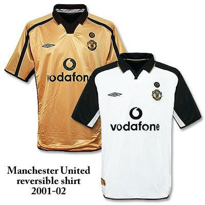 Manchester United 2001/02 Reversible Football Shirt