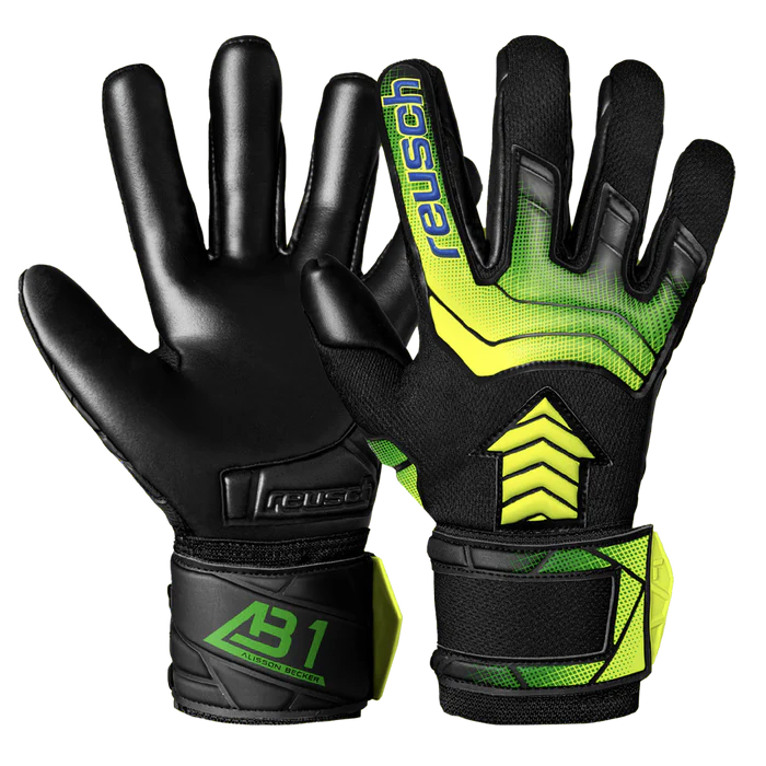 Reusch Attrakt AB1 Infinity - Black/ Safety Yellow/ Black
