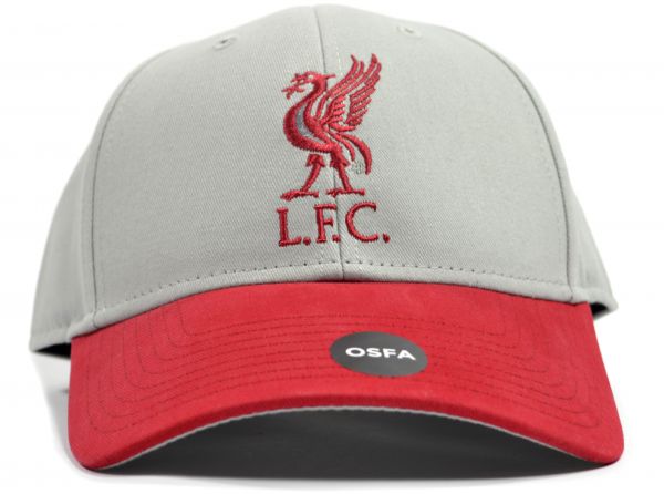 Liverpool Two Tone Strapback Cap - RED/GREY
