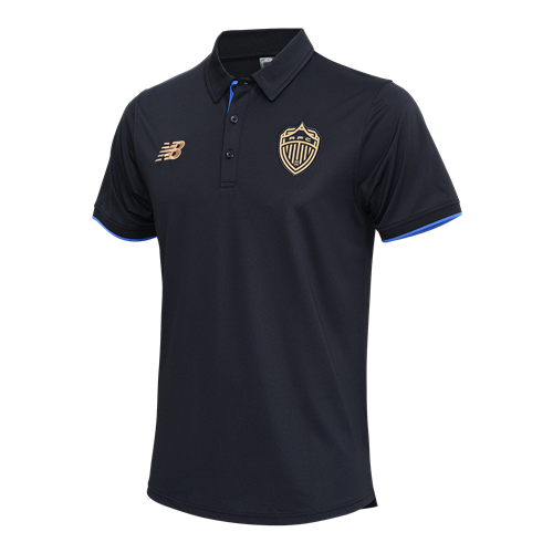 Auckland FC Player Polo 2024 Black/Gold