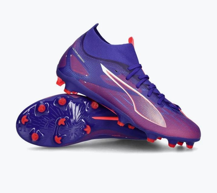 Puma Ultra 5 Match + FG/AG Women's Boots - LAPIS LAZULI/PUMA WHITE