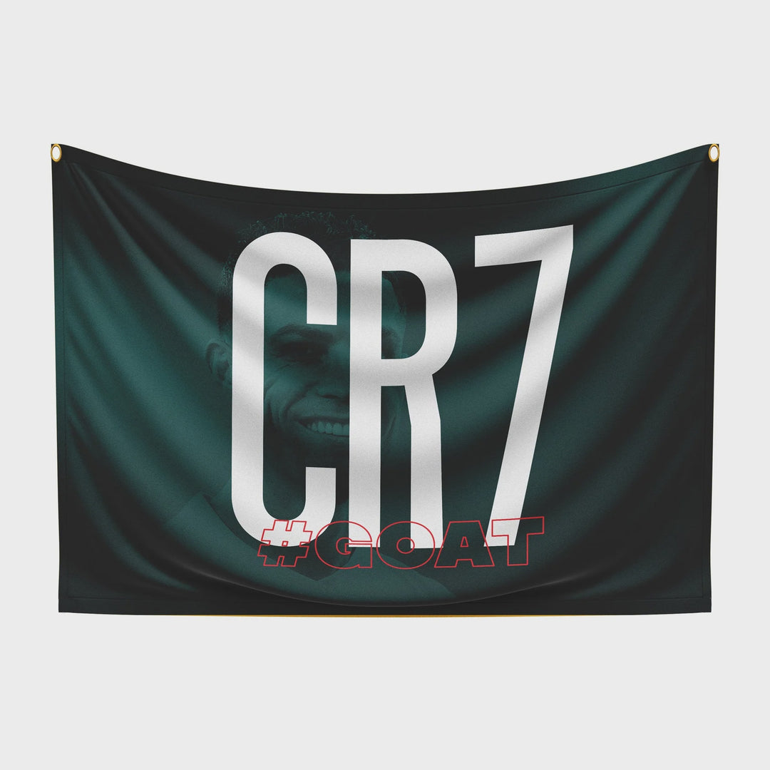 Ronaldo GOAT Flag 90X60cm