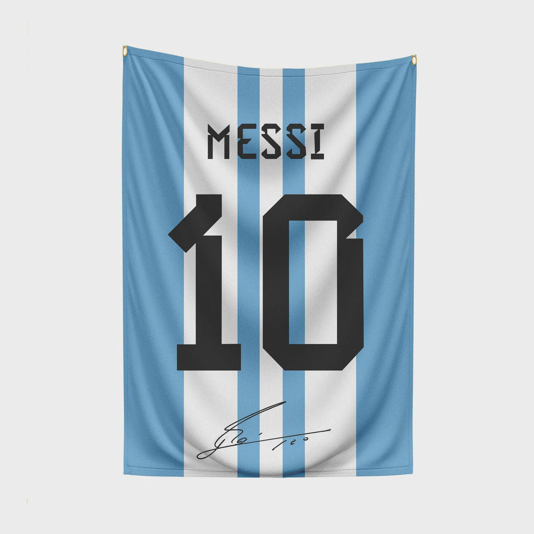 Messi 10 Fabric Poster 65X40cm