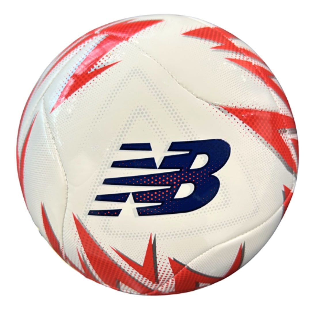New Balance Geodesa Training Ball - White/Red/Silver