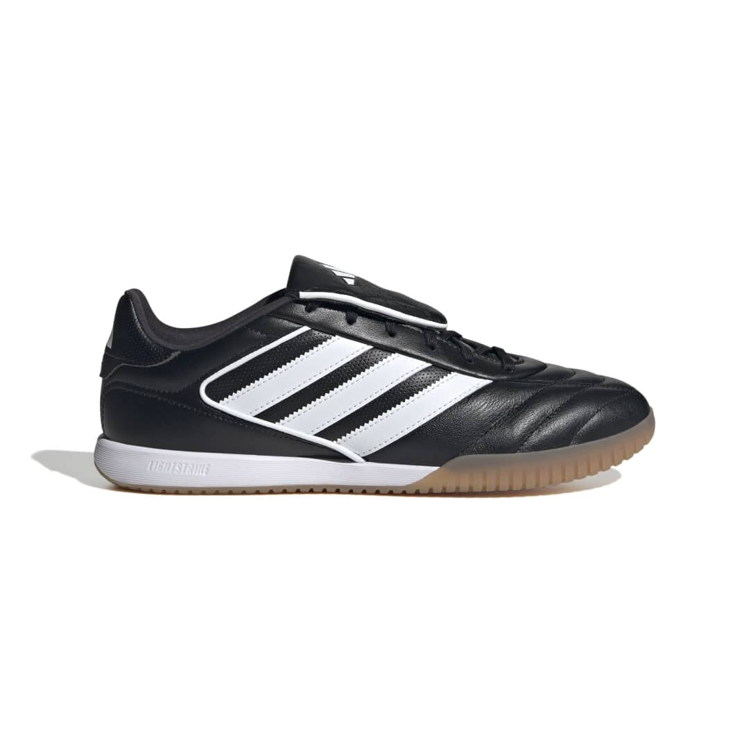 adidas gazelle silver green womens adidas Predator Freestyle Indoor Soccer Shoes (Black/White/Gold Metallic) 10 M / 11 W main image 1