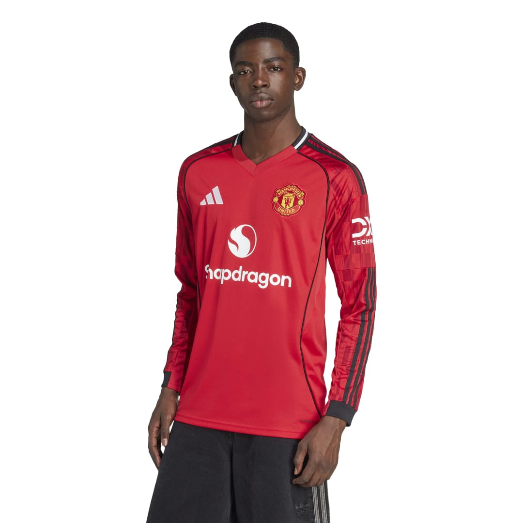 Adidas Manchester United 25/26 Long Sleeve Home Jersey