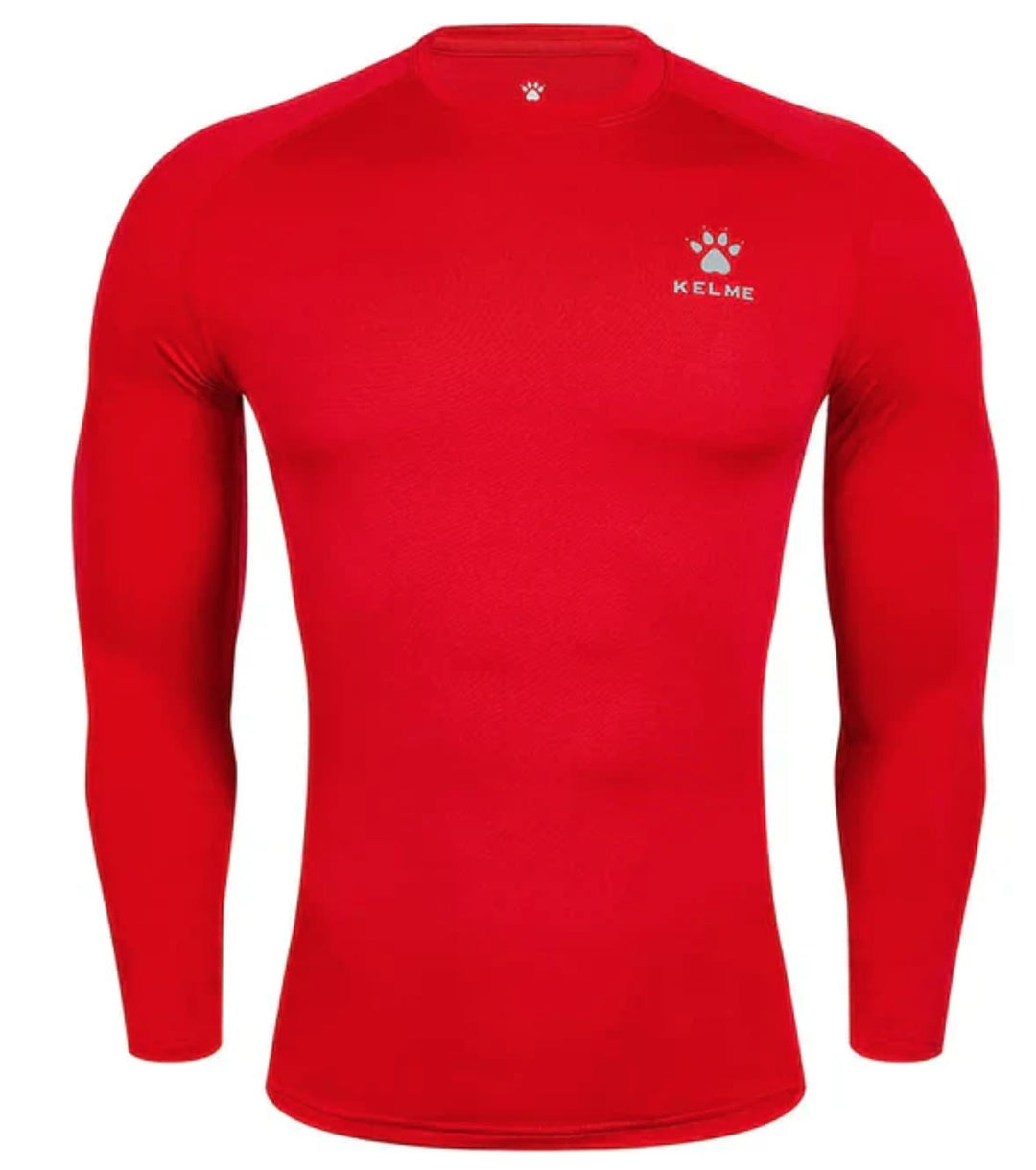 Kelme Kids Long Sleeve Tight Base Layer - RED