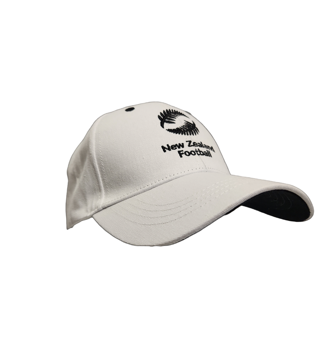 NZ Football Curve Cap - WHITE
