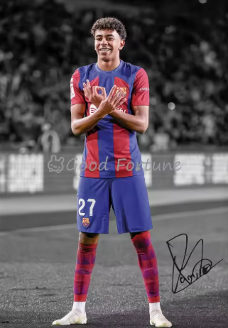 Lamine Yamal 45X30cm Canvas Poster