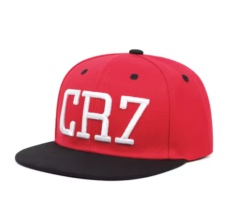 Ronaldo CR7 Youth Red/Black Flat cap