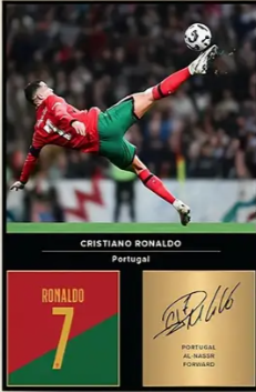 Ronaldo 7 Portugal Canvas Poster 45X30cm