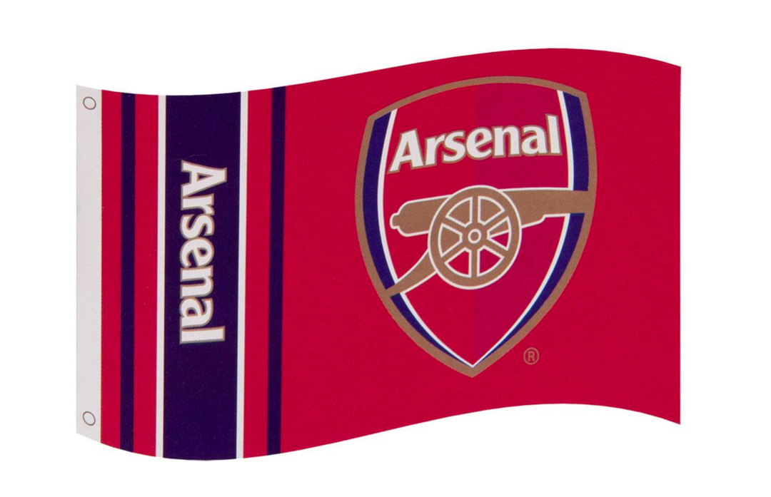 Arsenal FC Wordmark Flag