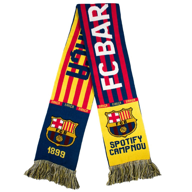 FC Barcelona Red & Navy Scarf | Official Gear – Soccer United NZ