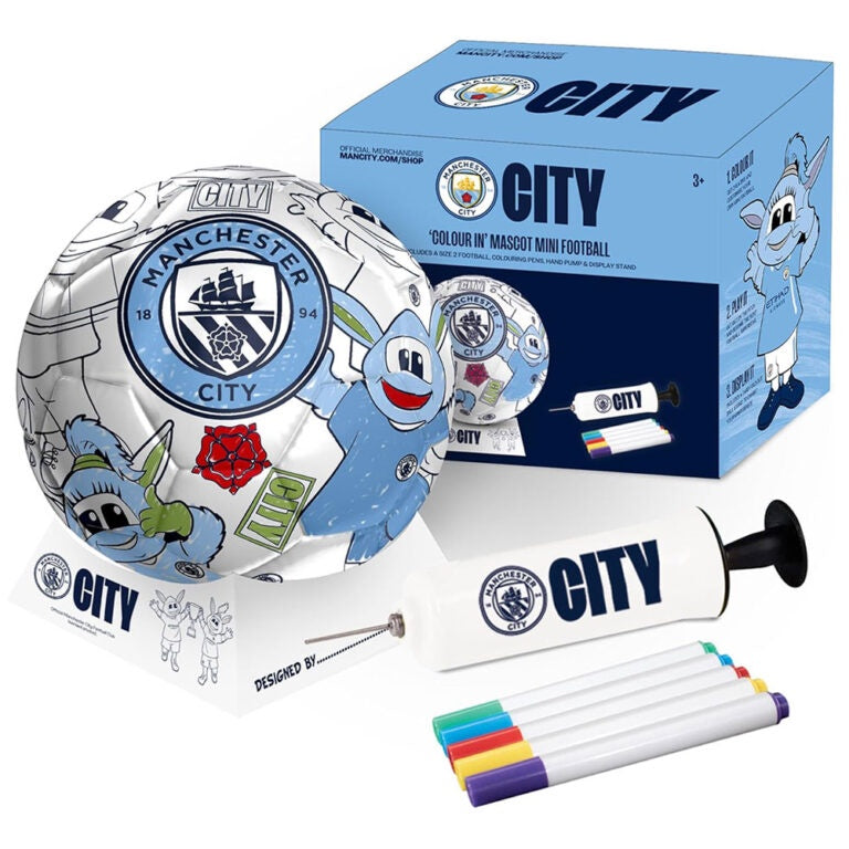 Manchester City FC ‘Colour In’ Mini Football Set