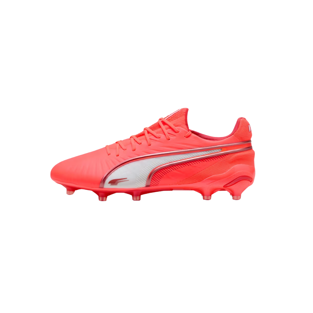 Puma King Ultimate FG/AG - GLOWING-RED/WHITE/RED-FIRE