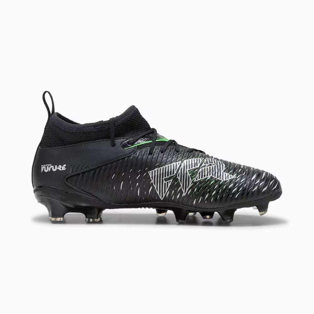 Puma Future Match FG/AG Junior BLACK/COOL-GRAY/FLUO-GREEN