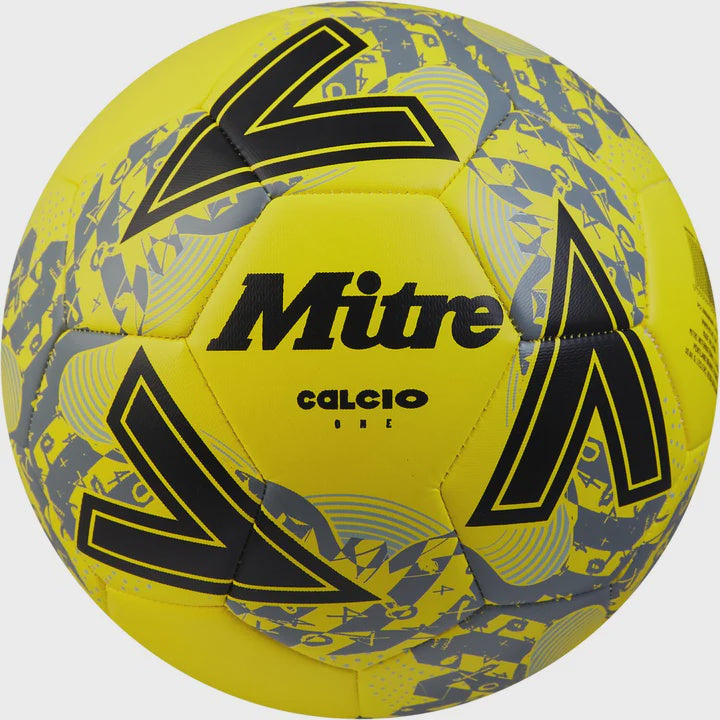 Mitre Calcio One Football - Yellow/Black