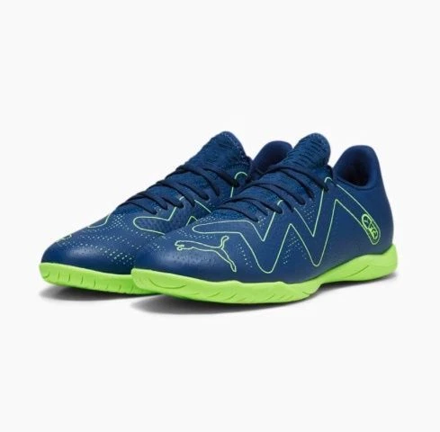 Puma Futsal Future Play IT PERSIAN BLUE/PRO GREEN – Soccer