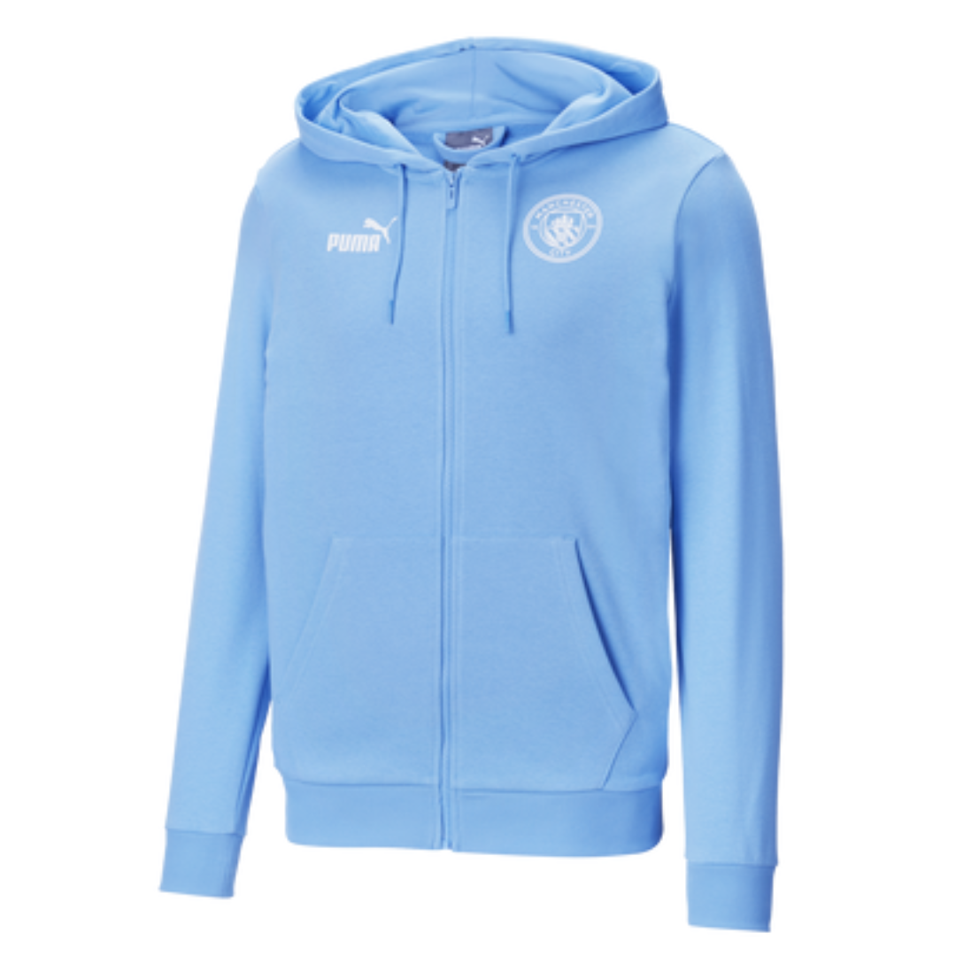 Manchester City Culture Hooded Sweat Jacket - TEAM BLUE