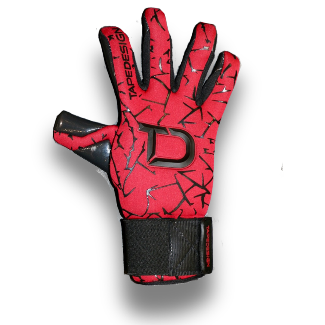 TapeDesign Goal Keeper Gloves - Phantom Crimson