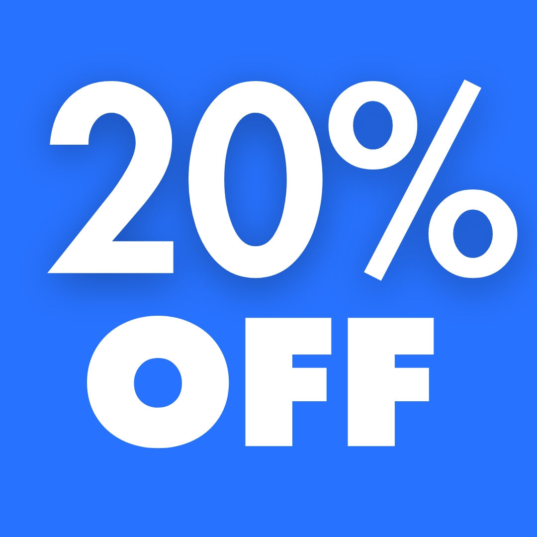 SALE 20% OFF