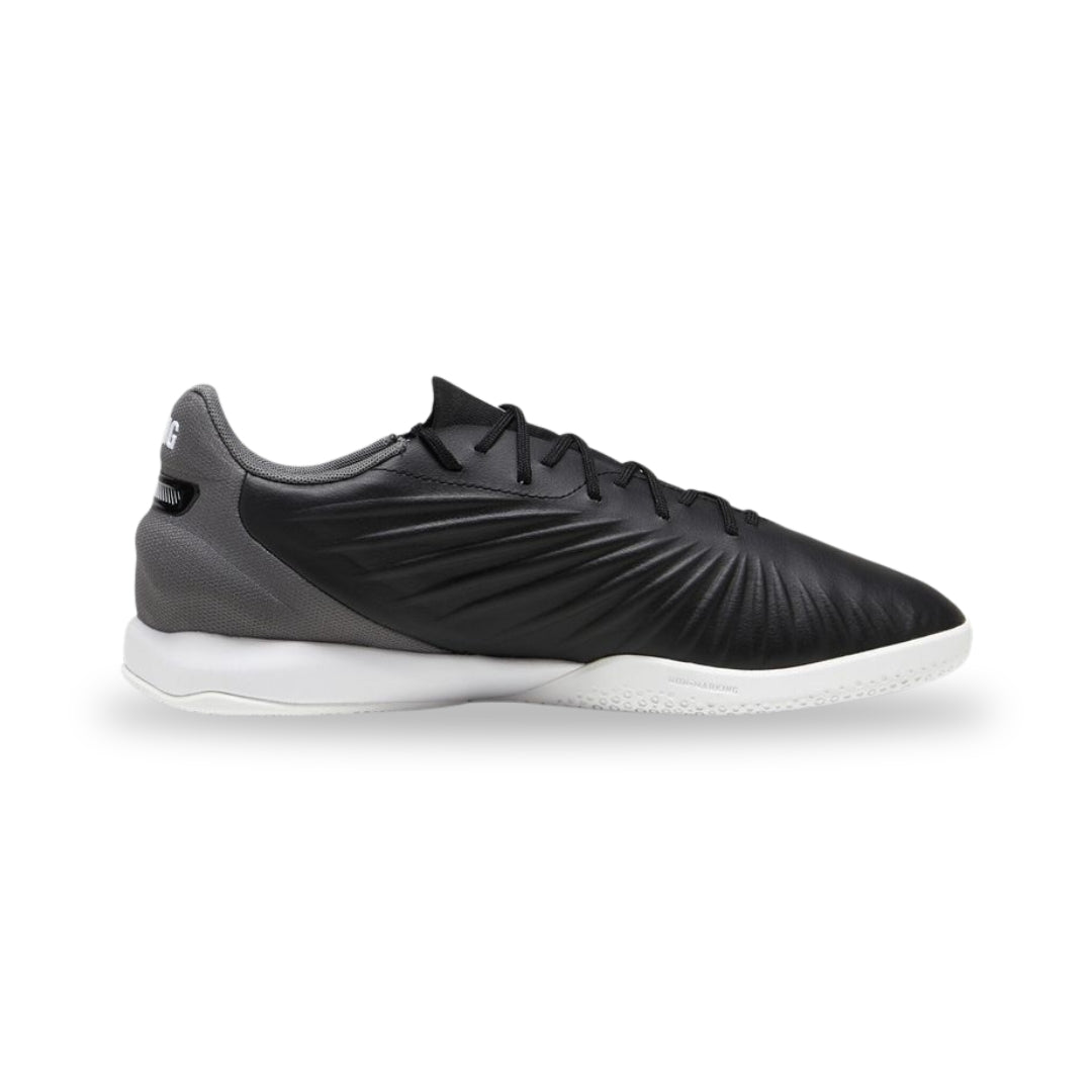 Light gray sneaker with white sole on a white background