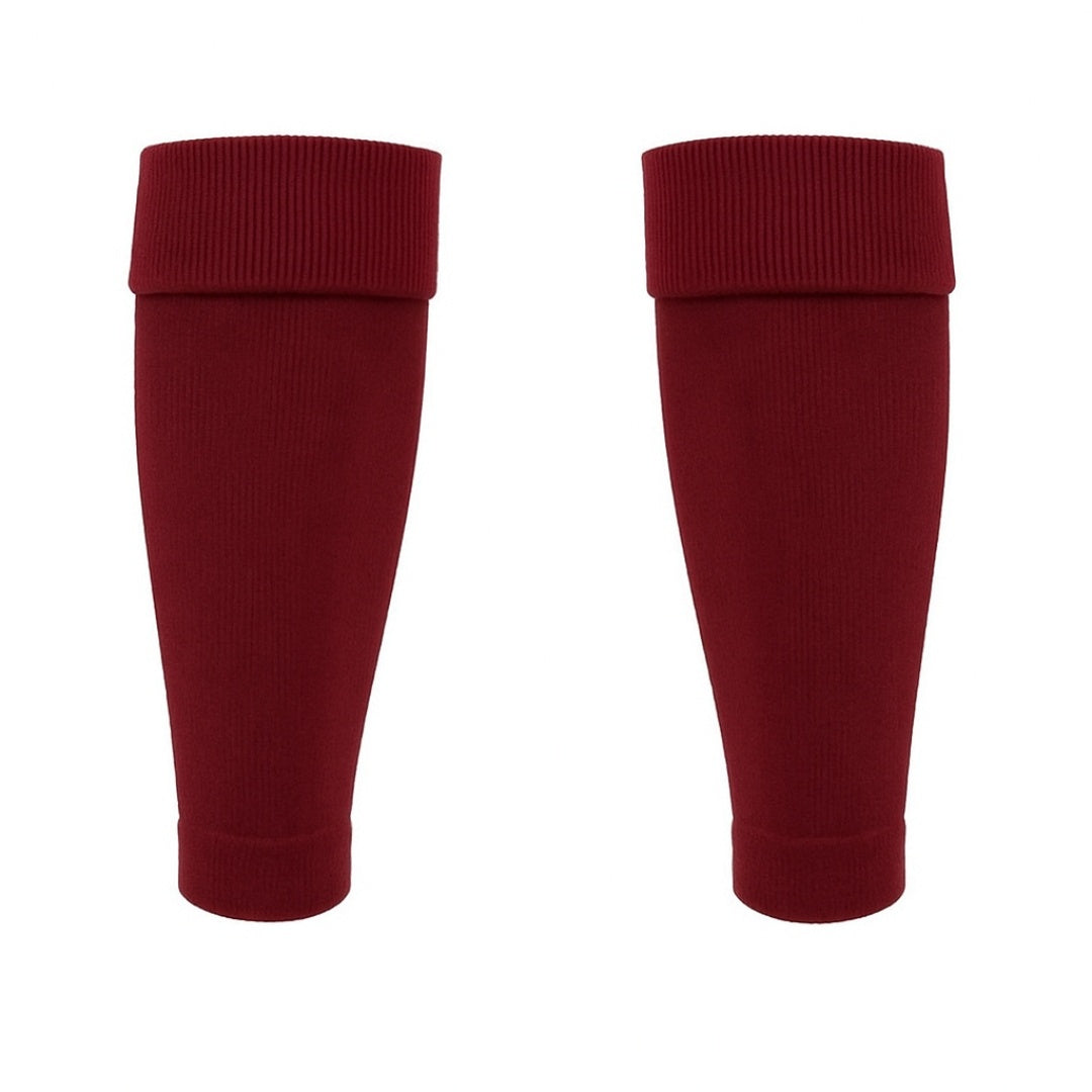 GIOCA Footless Socks - Maroon