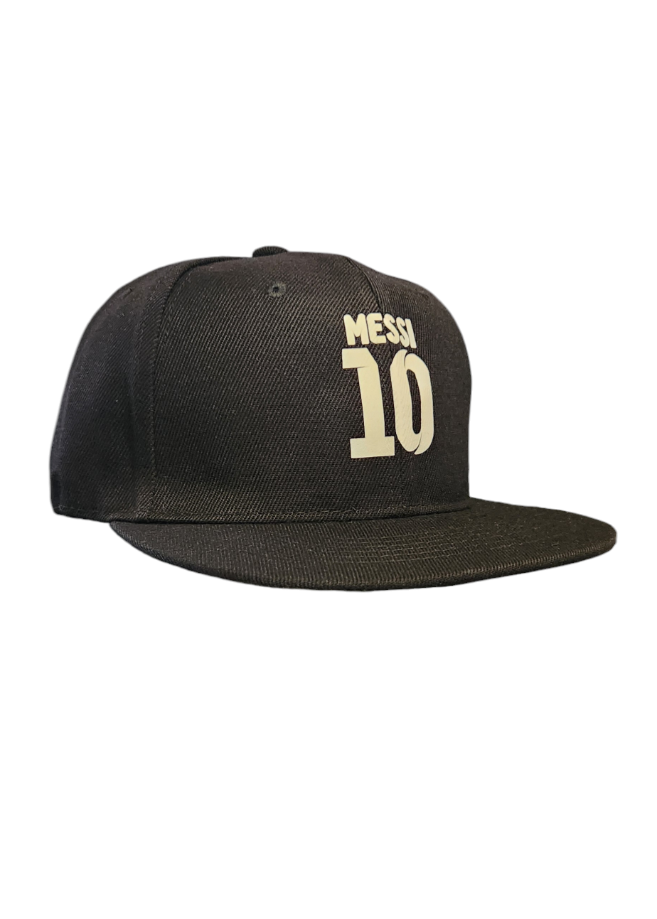 Messi 10 Flat Cap - BLACK
