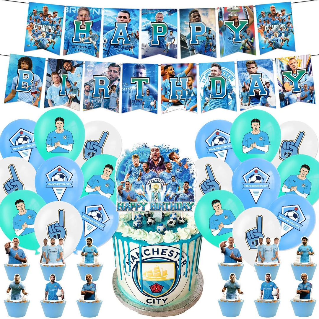 Manchester City Birthday Decoration