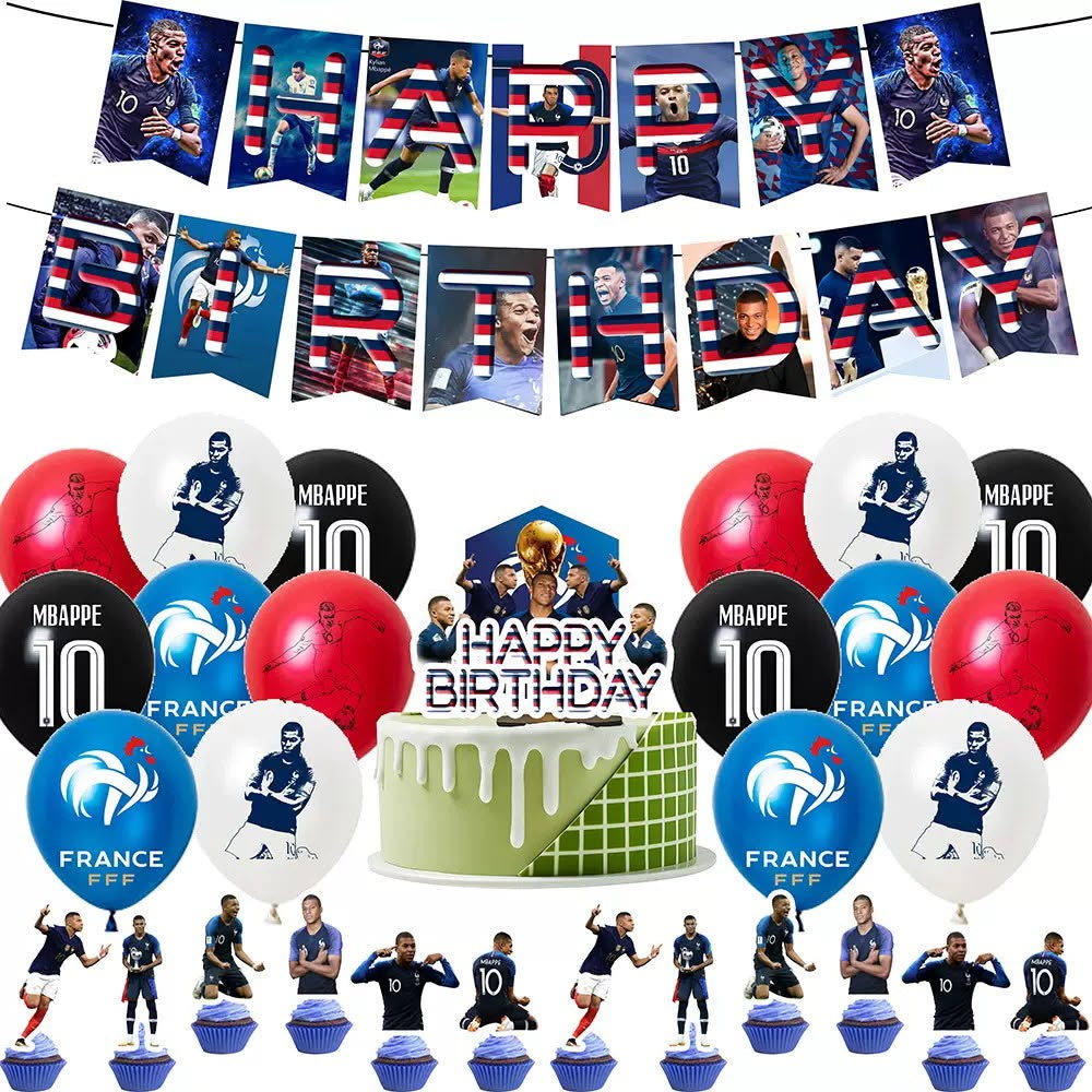 Mbappe  Birthday Decoration