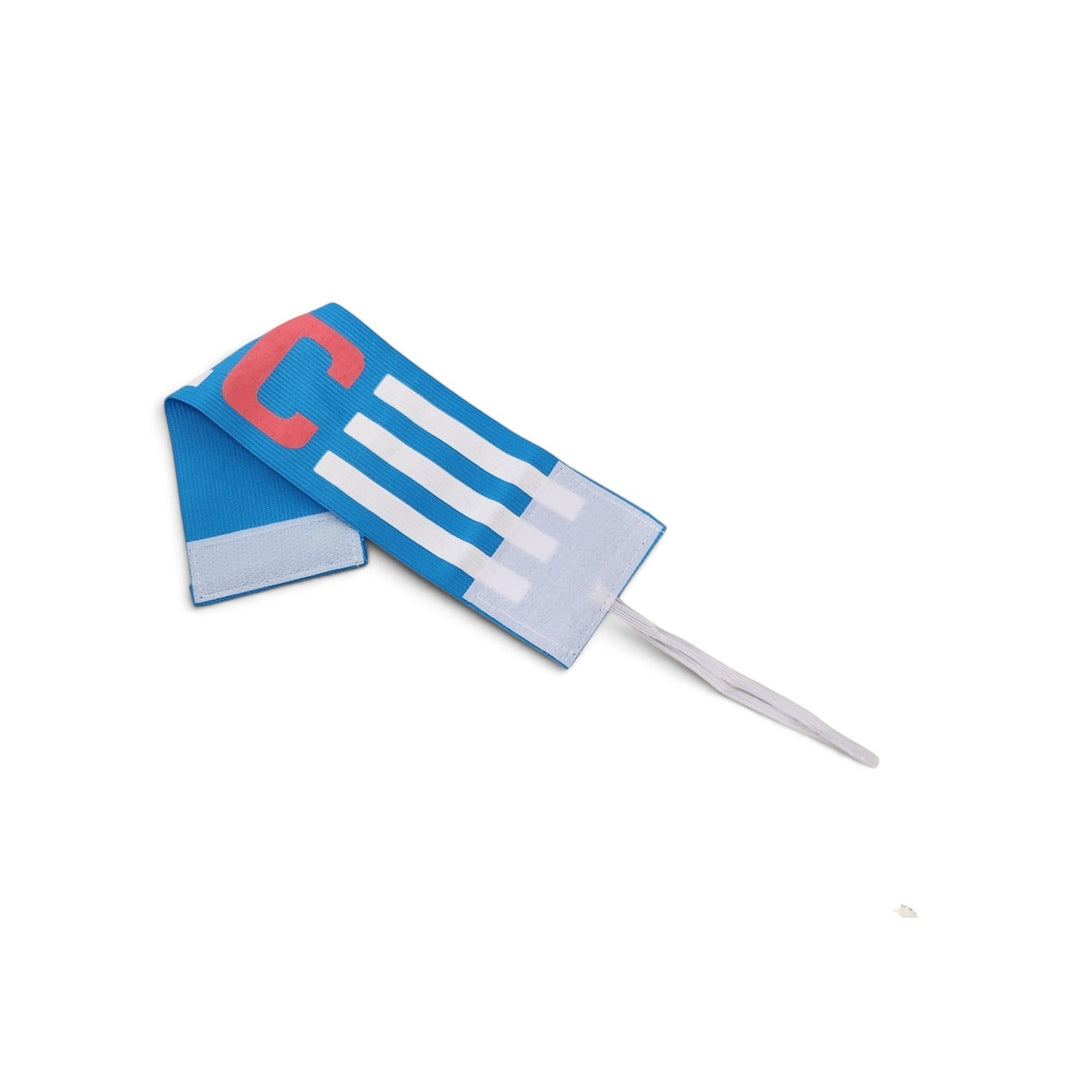 Captains Armband With Retention Band-Sky Blue/White