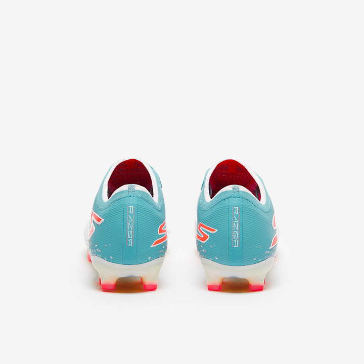 Skechers Razor Elite FG - White/Teal/Coral
