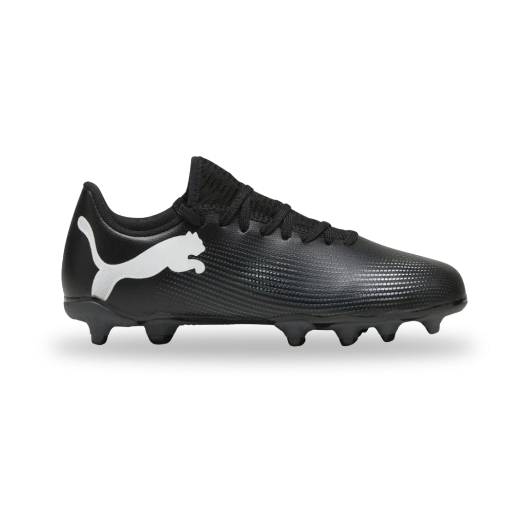 Puma Future 7 Play Junior FG/AG Boots - Puma Black / Puma White