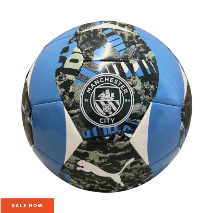 Manchester City Prematch Ball Strong Grey-Team Light Blue