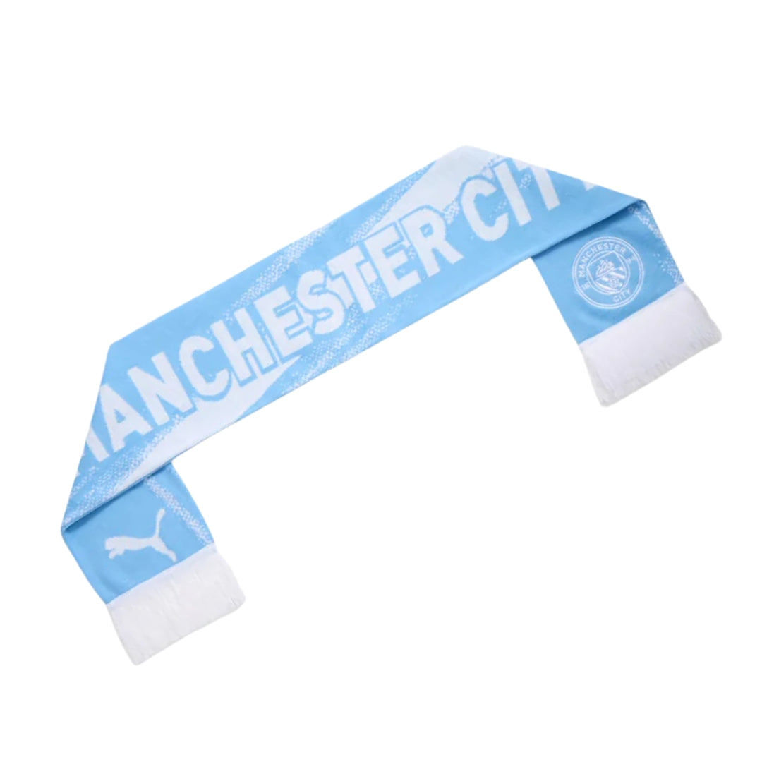 Manchester City Scarf 25/26 - Team Light Blue/Puma White