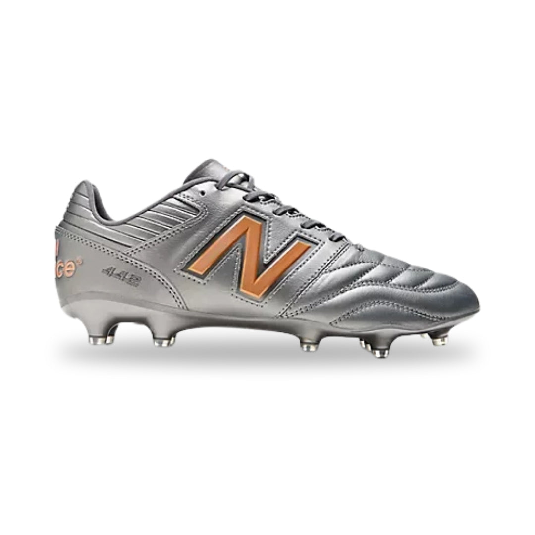 New Balance Leather 442 V2 Pro FG Boots - Silver
