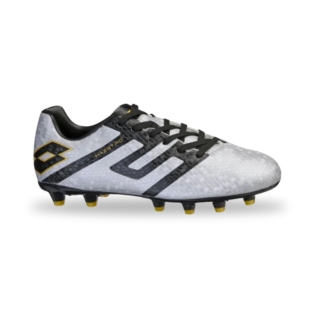 Lotto Maestro 705 Junior FG Boots -  Grey / Black / Gold