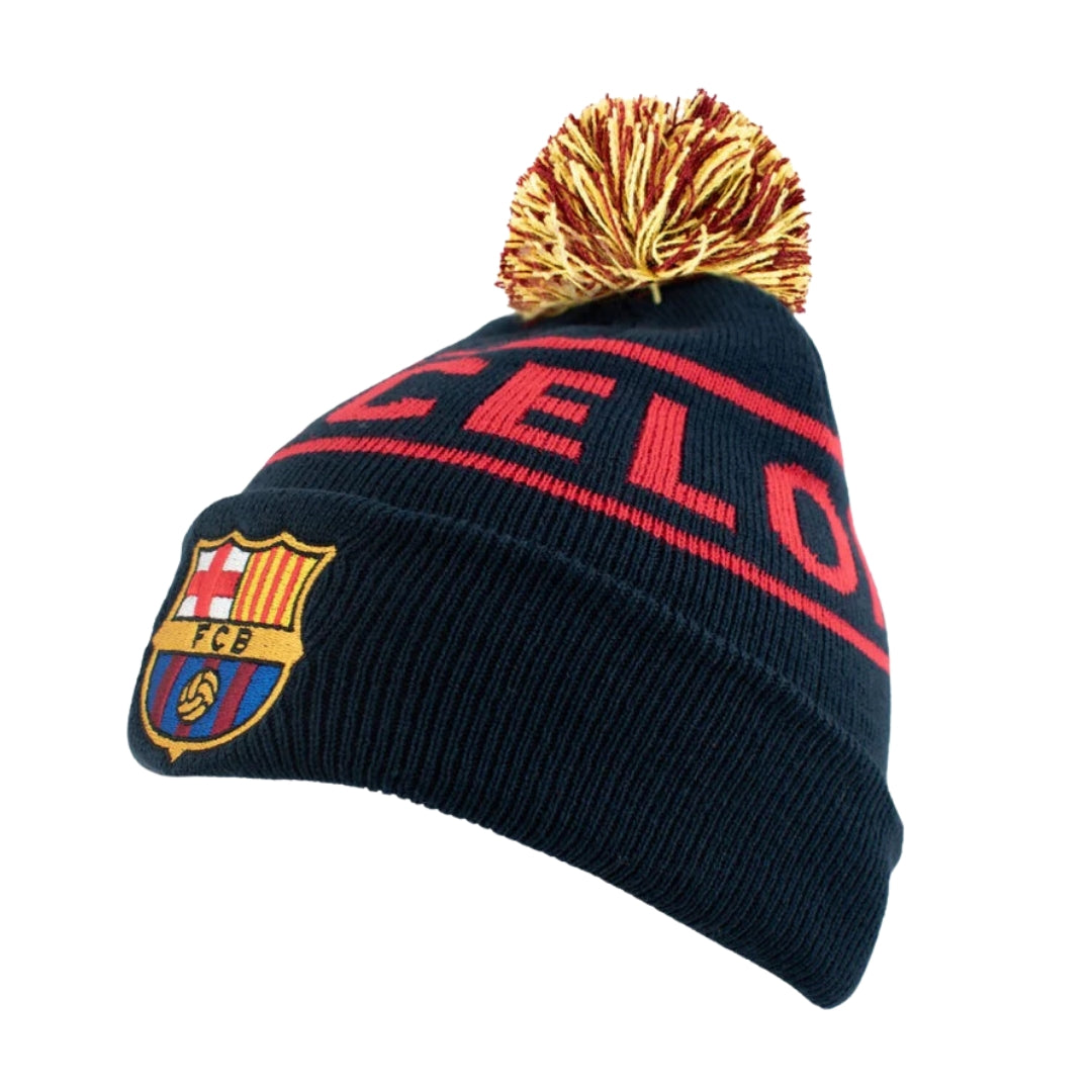 FC Barcelona Text Ski Hat