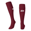 Dynasty Turnover Socks - Maroon