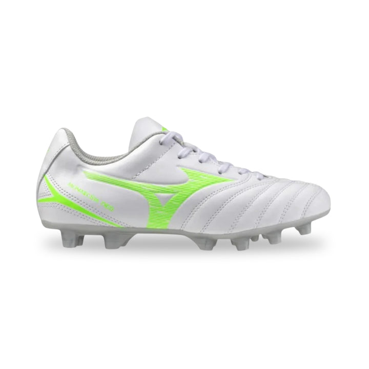 Mizuno Monarcida Neo III Select FG Junior - White / Gecko Green