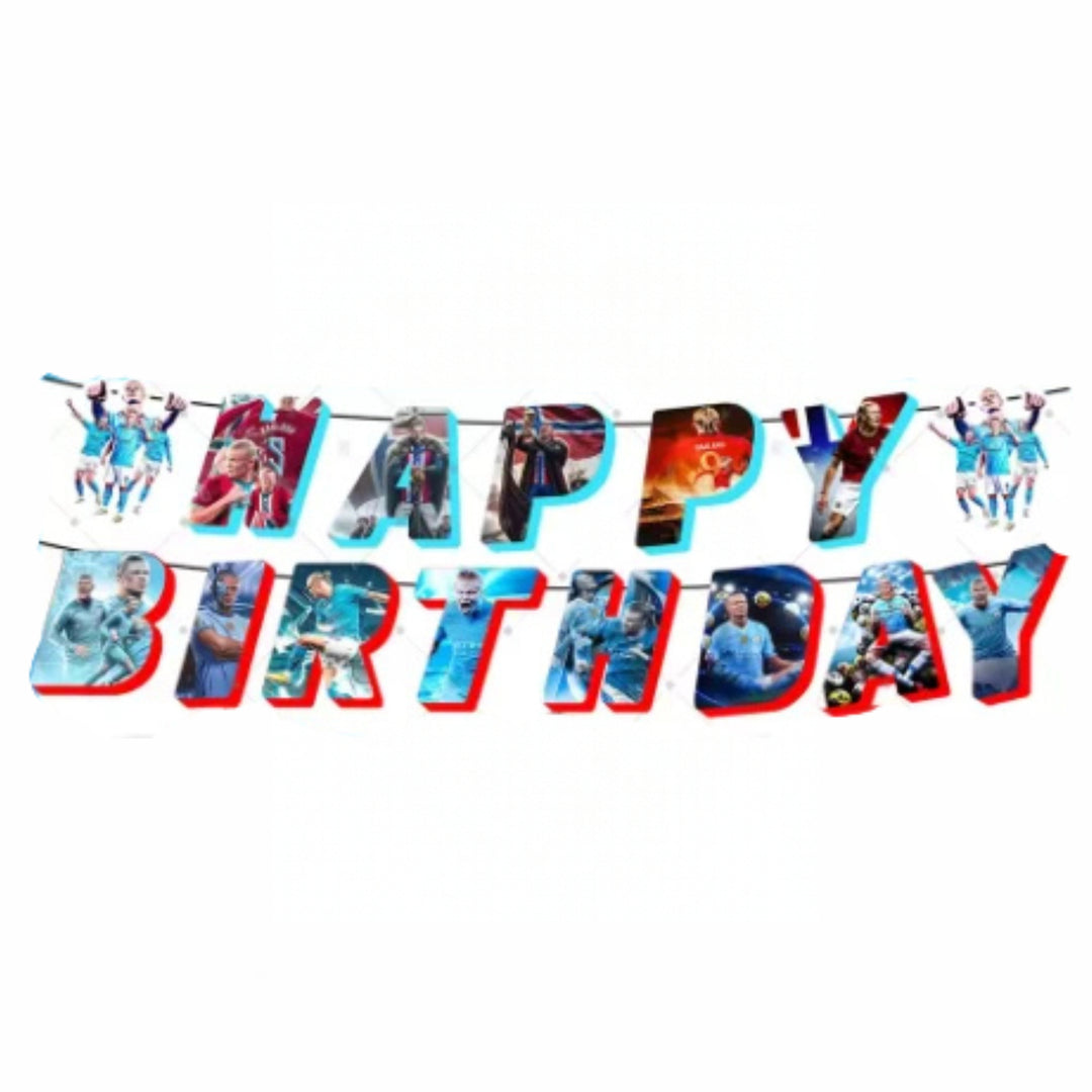Haaland Birthday Decoration