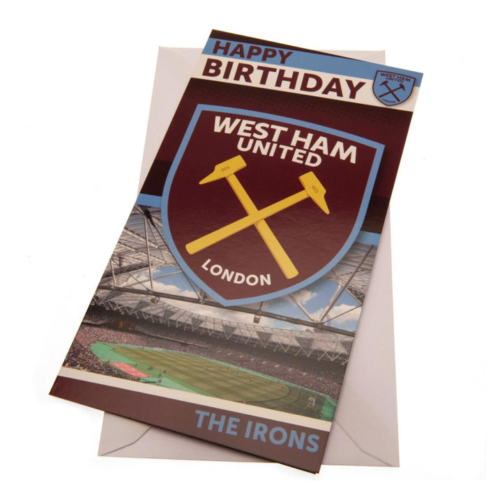 West Ham United FC Birthday Card